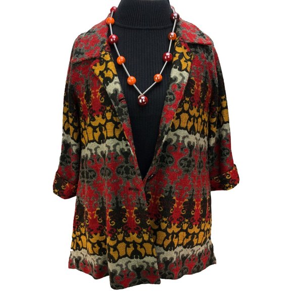 LUII luxury swing style coat jacket - EUC - Picture 8 of 15